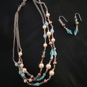 Premier Design necklace and earring set